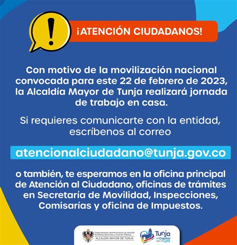 Alcaldía de Tunja on Twitter Esta es una información que te interesa