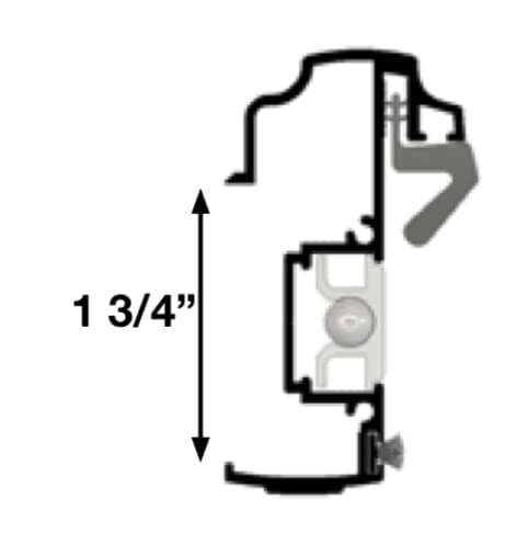 T Astragals For Your Double Door Heavy Duty Satin Anodized