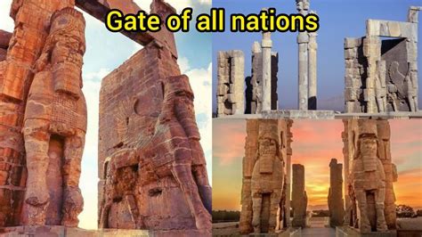 Gate Of All Nations Also Known As Gate Of Xerxes Persepolis YouTube