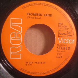 Elvis Presley Promised Land It S Midnight Si Germany