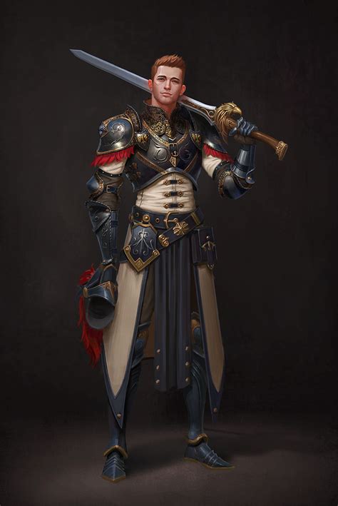 Artstation Royal Knight Hyeon Gwan Nam Character Art Fantasy