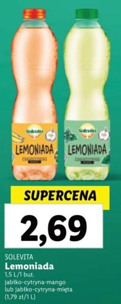 Promocja SOLEVITA Lemoniada 1 5 L W Lidl