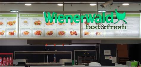 Speisekarte Von Wienerwald Fast Fresh Wien Hauptbahnhof Fast Food