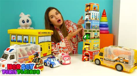 Bebek Videolar Oyuncak Arabalar I In Anaokulu Robocar Poli Oyuncak