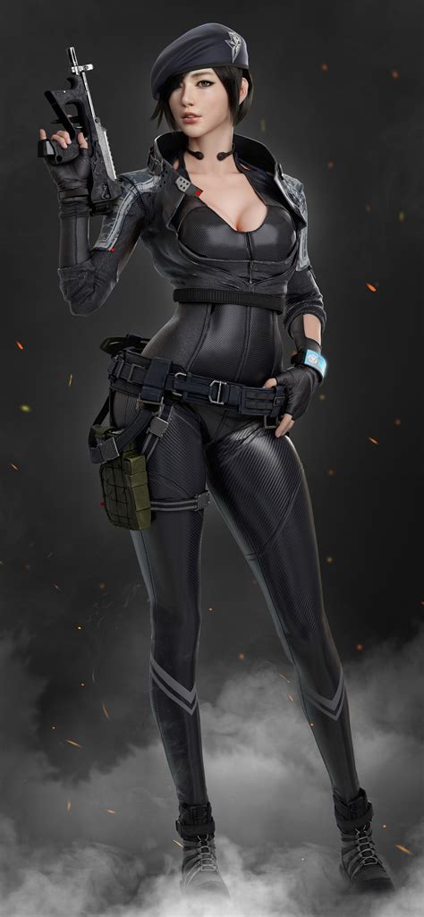 1242x2688 Asian Commando Girl 4k Iphone Xs Max Hd 4k Wallpapers Images