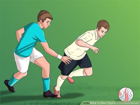 How To Slide Tackle In Football Soccer Steps With Pictures