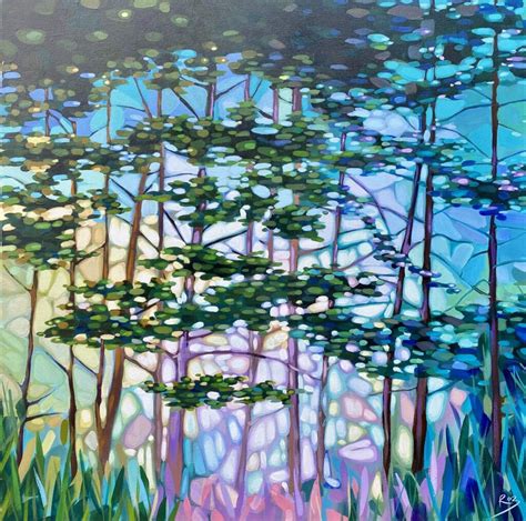 Roz Wilson Morning Sunshine Surrey Tree Painting No Naked Walls