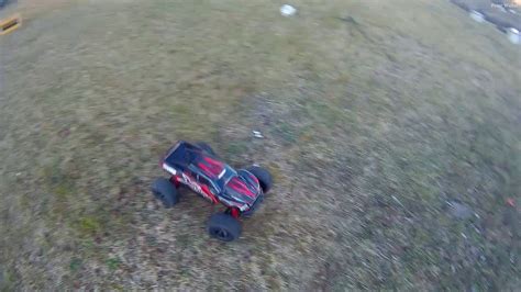 Traxxas X Maxx Jumping On Ramp Nice Air 17 YouTube