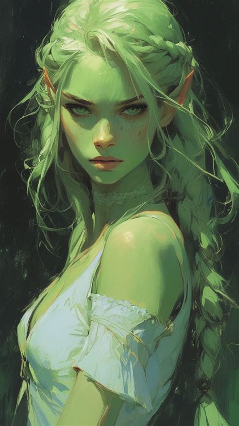 Elven Maiden Character Portraits Elf Art Fae Art