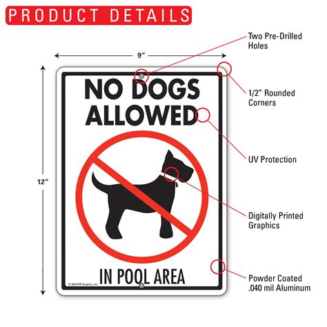 Signswithanatttiude Signs For No Dog Allowed In Pool Area