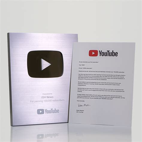 Youtube Silver Creator Award India Signing Hands Ish