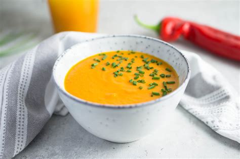 Karotten Süßkartoffel Suppe mit Kokos Vegan Histaminarm Glutenfrei