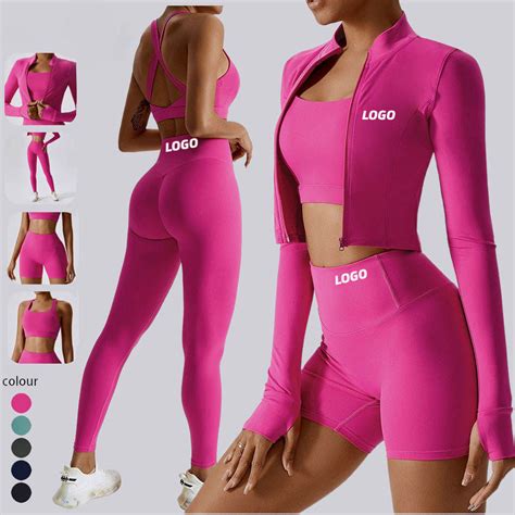 Yoga Set Custom Logo Sport Bra Gym Fitness High Waist Leggings（82