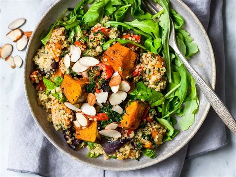 Honey Roast Pumpkin Quinoa Salad Nourish Every Day