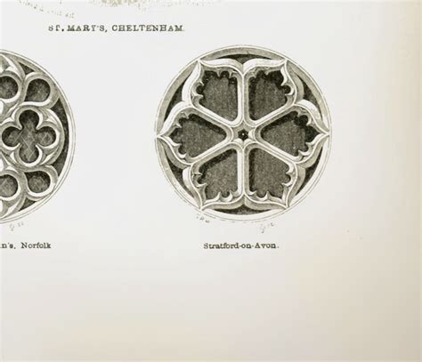gothic rose window architectural art printable medieval architecture