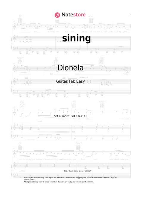 Sining Tabs Easy Guitar Dionela Jay R In Note Guitar Tab