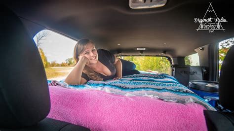 Solo Female Lives In Stealth Suv Converted Into Simple Camper Van Life