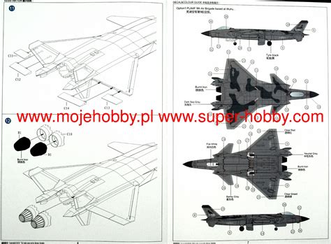 PLA Air Force J-20 "Mighty Dragon" stealth fighter Bronco GB7010