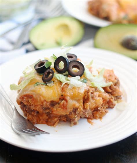 Slow Cooker Ground Beef Enchilada Casserole Recipe Slow Cooker