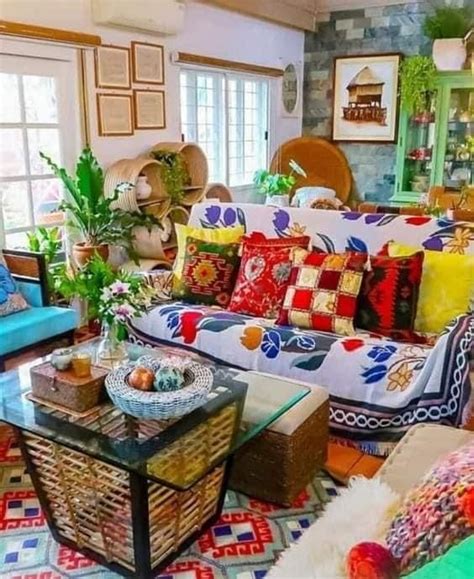 Pin By Kabubi On Bohemian Living Room In Colorful Apartment