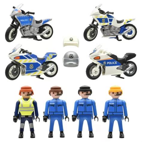 PLAYMOBIL POLICE MOTO police de la circulation routière moto de police