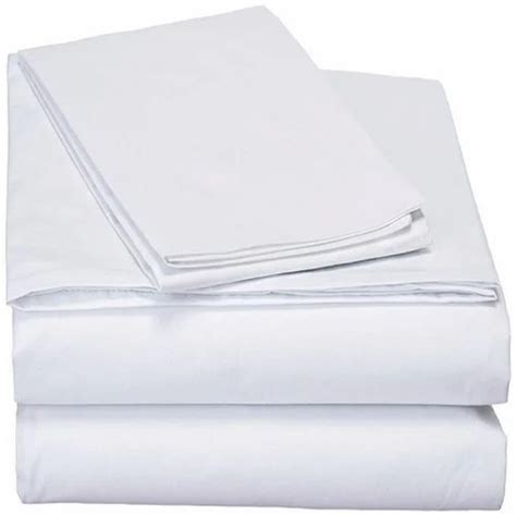 White Cotton Flat Satin Stripe Bed Sheets In 400 Tc At Best Price In