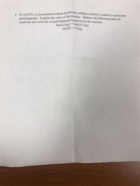 Solved Oxidation States of Manganese Oxidation State of Mn | Chegg.com