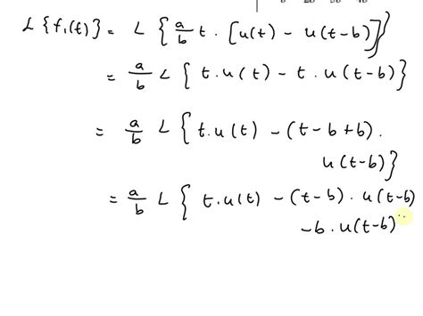 SOLVED Use Theorem 7 4 3 To Find The Laplace Transform F S Of The