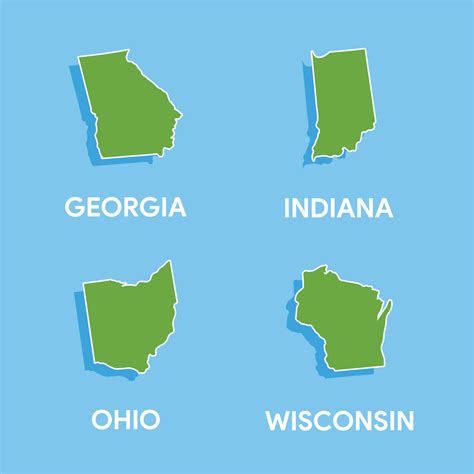 Outline Of Indiana And Ohio