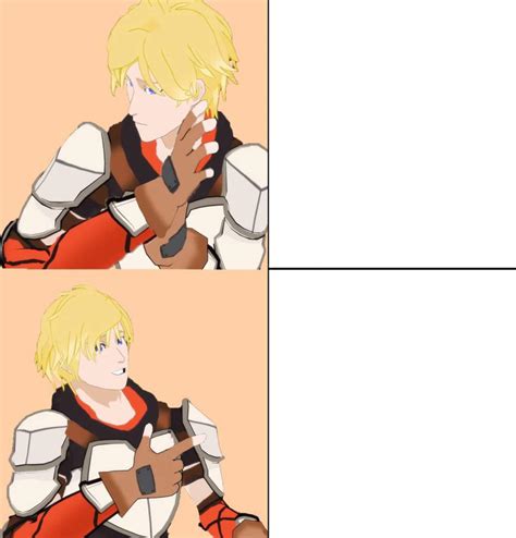 Drake Meme Template, but with Jaune. Enjoy! : r/fnki