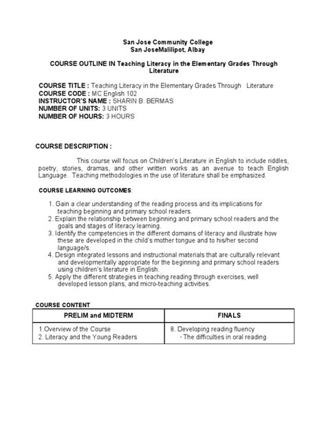 teaching englisnh   elementary grades  literature