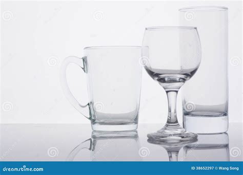 Glass of water stock image. Image of beverage, transparent - 38652297