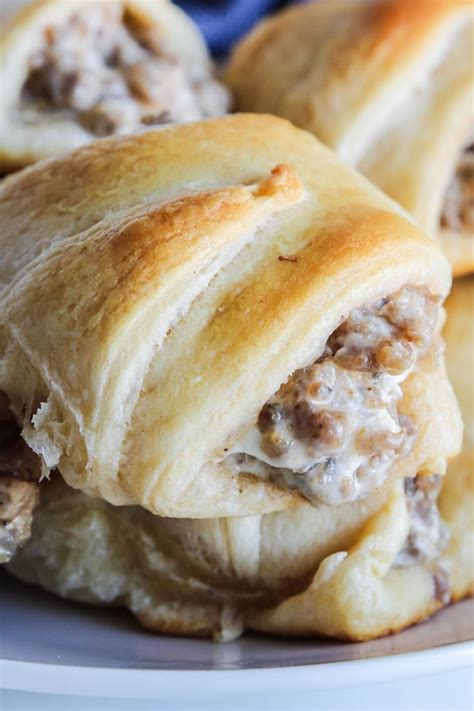 Sausage Cream Cheese Crescent Rolls Takes Just 3 Simple Ingredients To