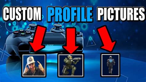 How To Change Profile Picture On Ps With A Custom Image Youtube