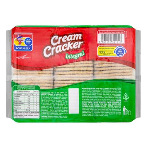 Biscoito Cream Cracker Fortaleza G Integral Supermercado Mundial