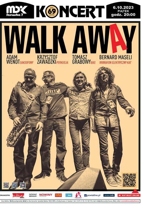 Legendarny zespół WALK AWAY zagra w Andrychowie Fakty Wadowice Bądź