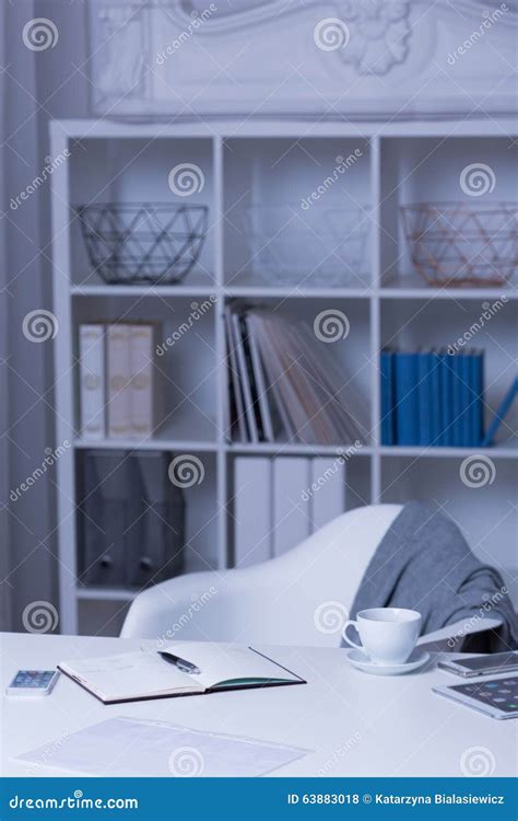 Empty office room stock photo. Image of close, furniture - 63883018