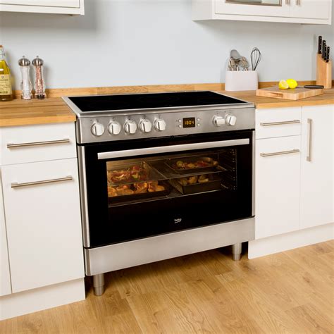 Beko Bhsc90x Electric Range Cooker Stainless Steel