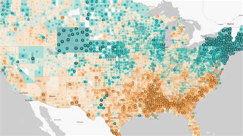 Public School Adequacy Funding Map Underfunded US Schools