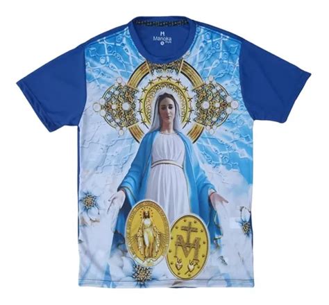 Camisetas Religiosas Virgen De La Medalla Milagrosa Cuotas Sin Inter S