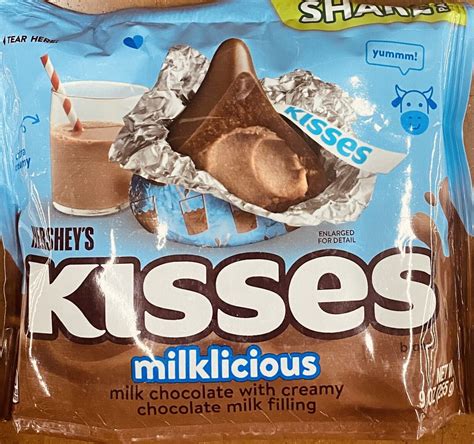 Hershey S Kisses Milklicious Creamy Chocolate Milk Filling Share Pack