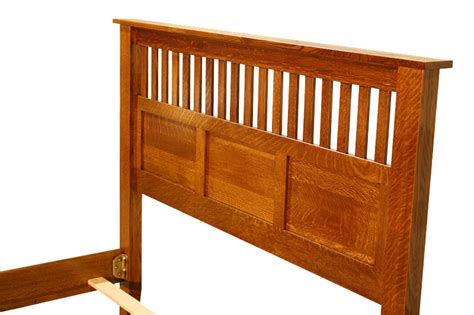 Mission Antique Bed Ohio Hardwood And Upholstered Furniture