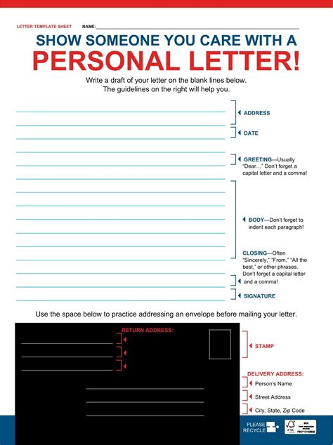 Free Printable Personal Letter Templates Word Pdf