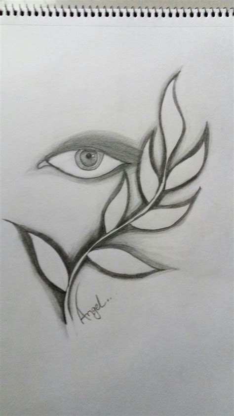 Its A Easy Scatch Using Pencils Easy Drawings Easy Drawings