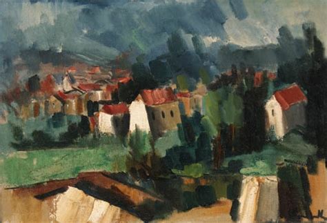 Maurice De Vlaminck Maisons Dans La Campagne Mutualart