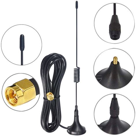 3 5DBi Gewinne ADS B 1090Mhz Antenne DIY Adapter S Grandado