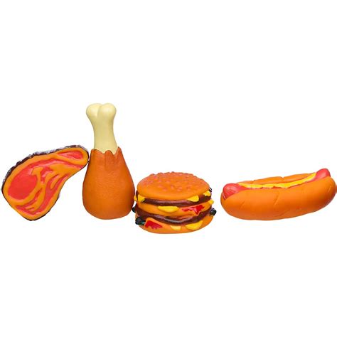 Petco Squeaky Vinyl Bbq Dog Toys Dog Toys Petco Food Animals