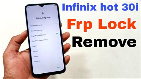 How To Bypass Infinix Hot 30i Infinix Hot 30i Phone Frp Lock Kaise