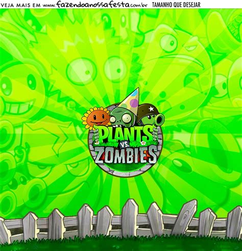 Adesivo Plants Vs Zombies Fazendo A Nossa Festa