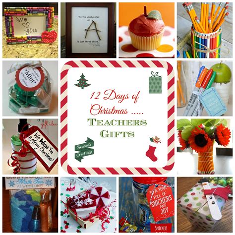 12 Days of Christmas - Teacher Gift Ideas - donnahup.com